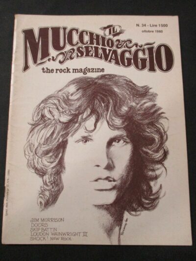 Il Mucchio Selvaggio N° 34 Anno 1980 - Jim Morrison The Doors
