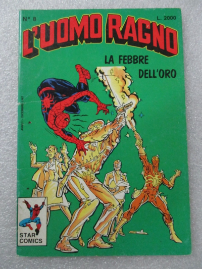 L'uomo Ragno N° 8 - Star Comics 1987 - Buono/ottimo
