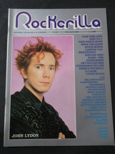 Rockerilla N° 81 Anno 1987 - John Lydon