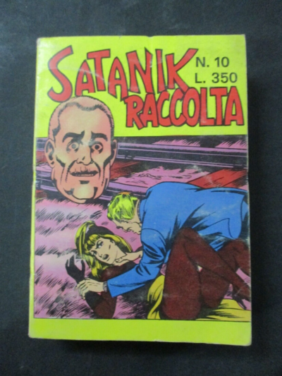 Satanik Raccolta N° 10 Contiene Il Rarissimo N° 209 - Ed. Corno 1974