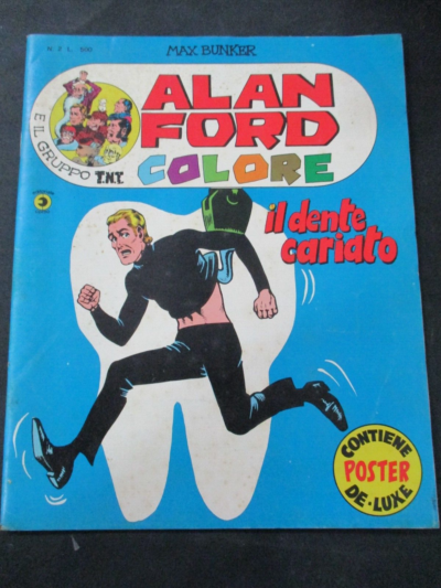 Alan Ford Colore N° 2 + Poster - Ed. Corno 1979