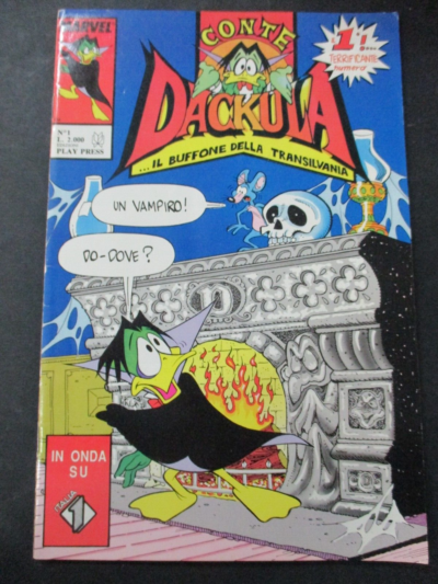 Conte Dackula N° 1 - Marvel Play Press 1990