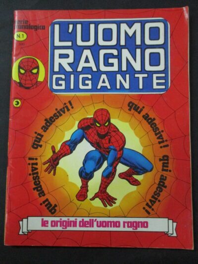 L'uomo Ragno Gigante Serie Cronologica N° 1 - Ed. Corno 1976