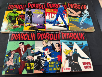 Diabolik Anno Xxviii 1989 1/7 - Annata Completa