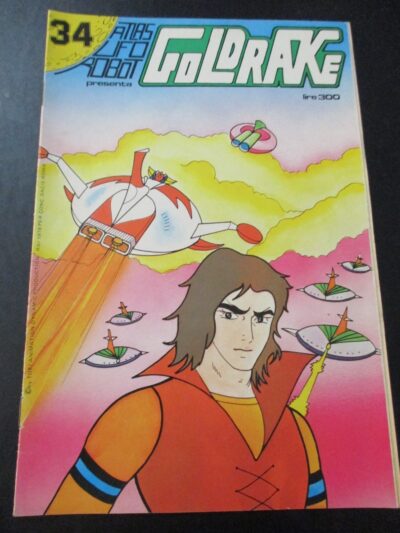 Atlas Ufo Robot Goldrake Presenta Goldrake N° 34 - Ed. Flash 1979