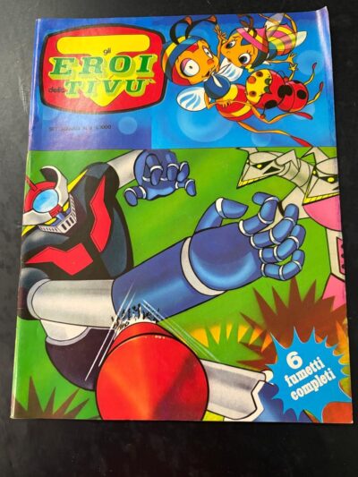 Gli Eroi Della Tivu' N° 2 Jeeg Robot Mazinga Z - Ed. Tv Milano