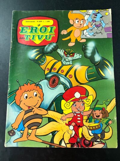 Gli Eroi Della Tivu' N° 22 Jeeg Robot L'ape Maia - Ed. Tv Milano